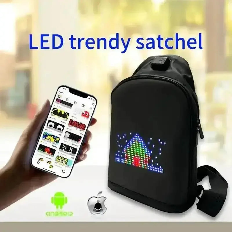 Black LED Pixel Backpacks and Smart Waist Bags - GiFTiFY