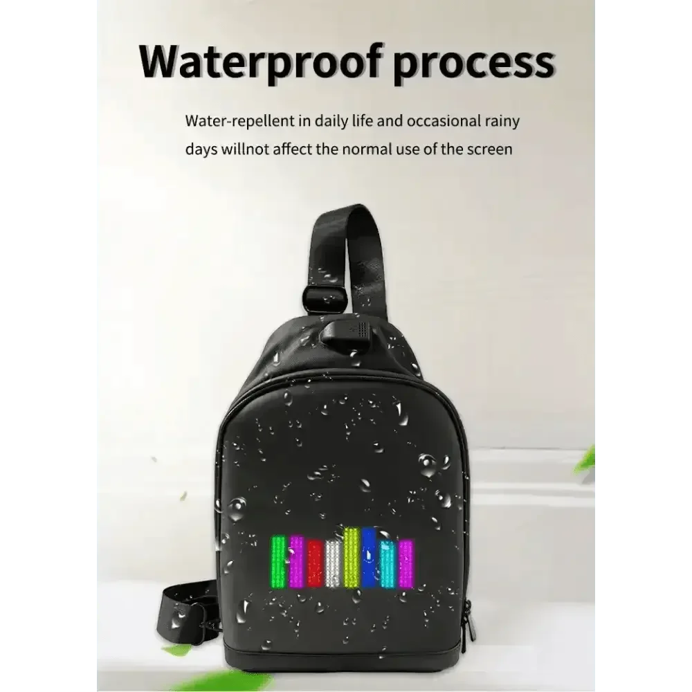 Black LED Pixel Backpacks and Smart Waist Bags - GiFTiFY