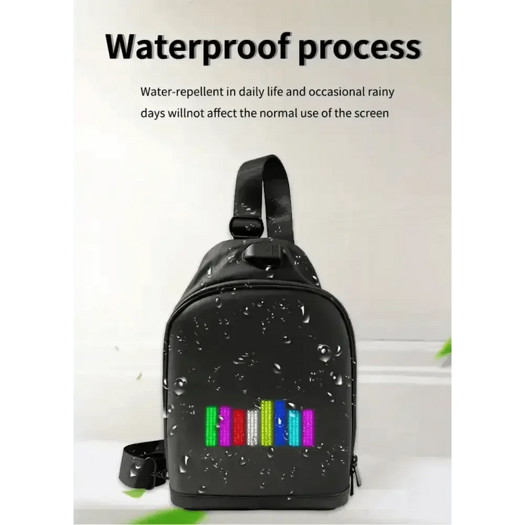 Black LED Pixel Backpacks and Smart Waist Bags - GiFTiFY