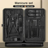 Black Manicure Nail Clipper Set Case - GiFTiFY