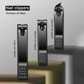 Black Manicure Nail Clipper Set Case - GiFTiFY