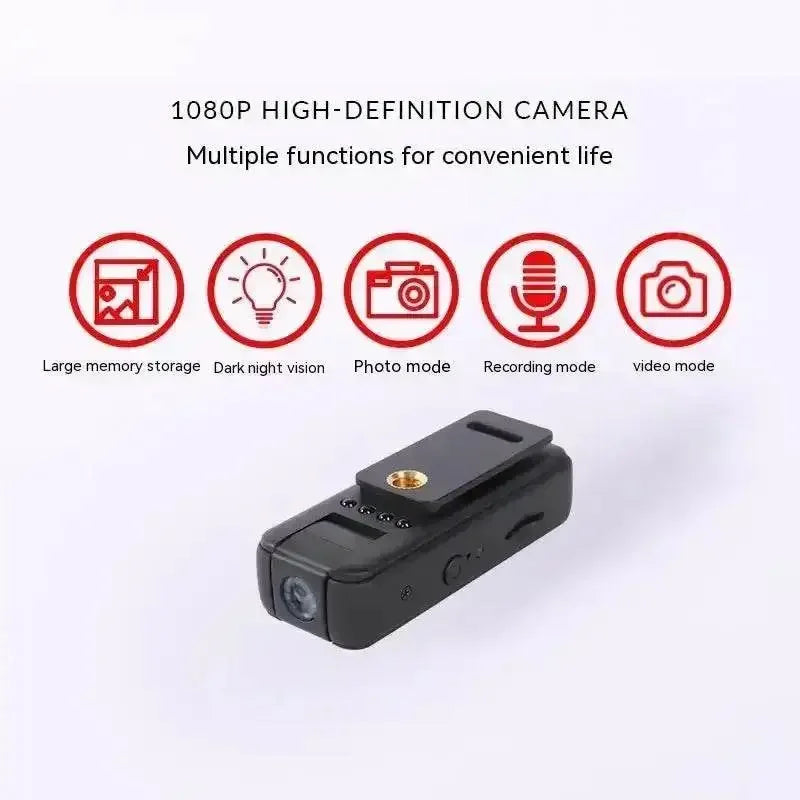 Black Mini 1080p HD Vision Camera - GiFTiFY
