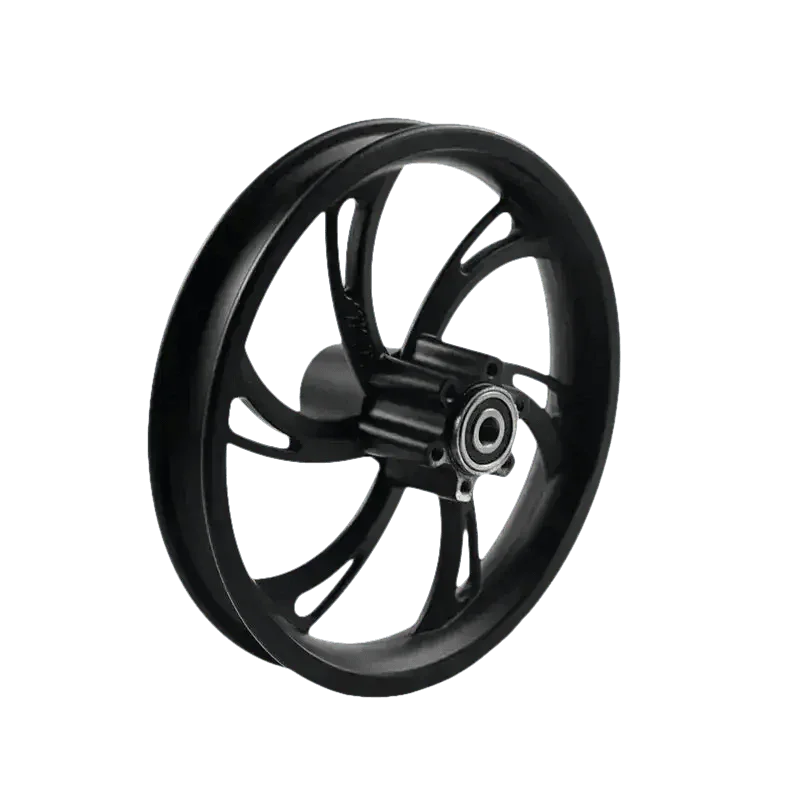 Black Motorcycle Wheel for Electric Scooters 12 Inch Rims by tian Store