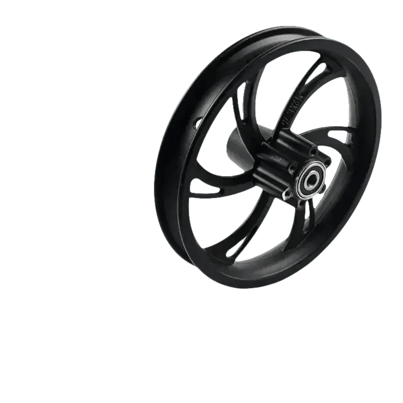 Black Motorcycle Wheel for Electric Scooters 12 Inch Rims by tian Store