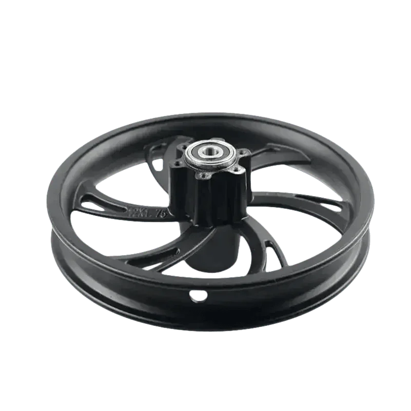 Black Motorcycle Wheel for Electric Scooters 12 Inch Rims by tian Store