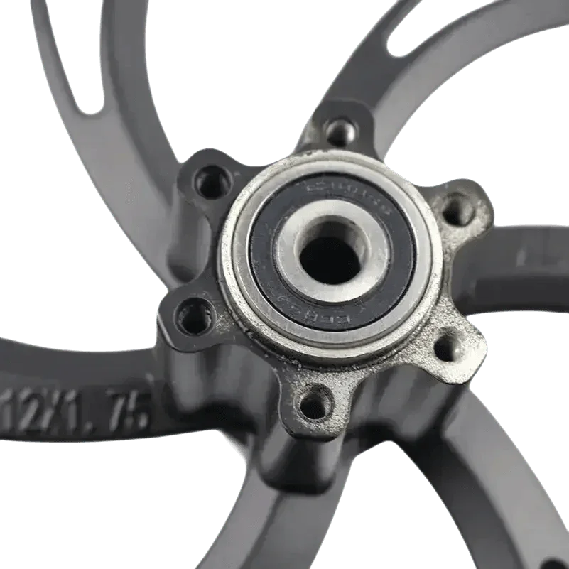 Black Motorcycle Wheel for Electric Scooters 12 Inch Rims by tian Store