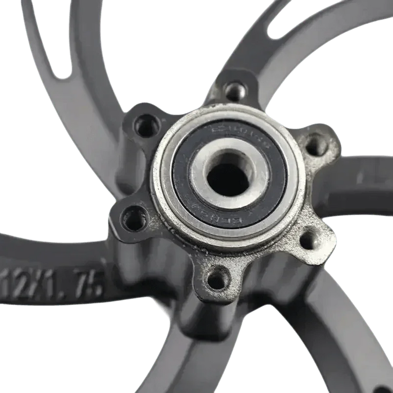 Black Motorcycle Wheel for Electric Scooters 12 Inch Rims by tian Store