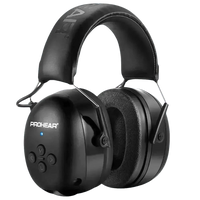 Black Noise Canceling Bluetooth Earmuffs for Ultimate Comfort