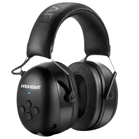Black noise-canceling headphones.