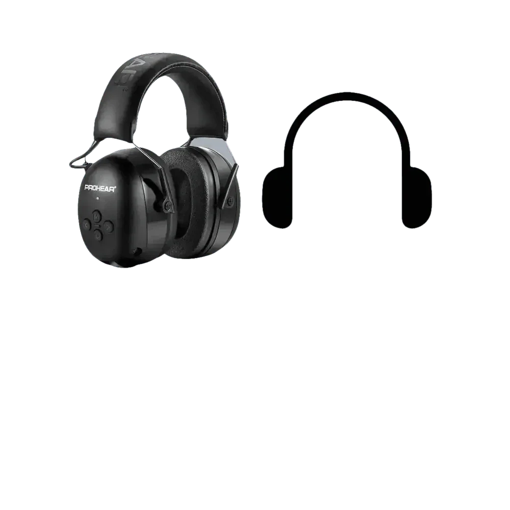 Black Noise Canceling Bluetooth Earmuffs - GiFTiFY