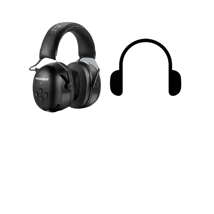 Black Noise Canceling Bluetooth Earmuffs - GiFTiFY
