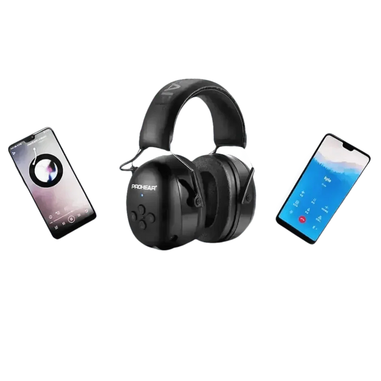 Black Noise Canceling Bluetooth Earmuffs - GiFTiFY