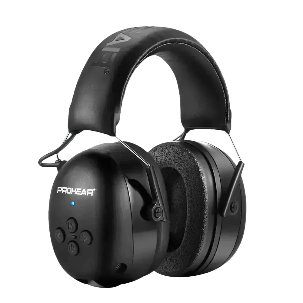 Black Noise Canceling Bluetooth Earmuffs Headphones by ZOHAN Official Store