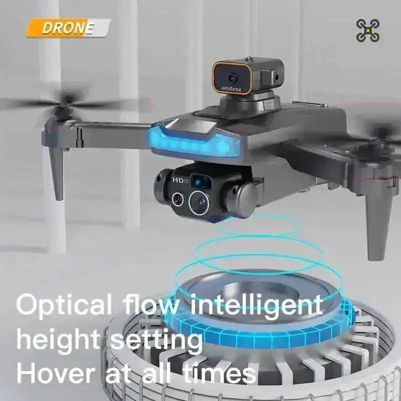 Black P15 Mini Drone Camera Obstacle Avoidance 4K Profesional Drones by Fight Drone Store