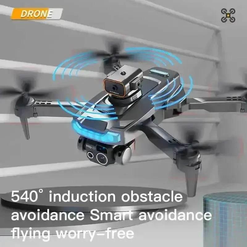 Black P15 Mini Drone Camera Obstacle Avoidance 4K Profesional - GiFTiFY