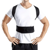 Black Posture Corrector Belt - GiFTiFY