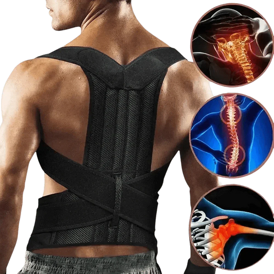 Black Posture Corrector Belt - GiFTiFY