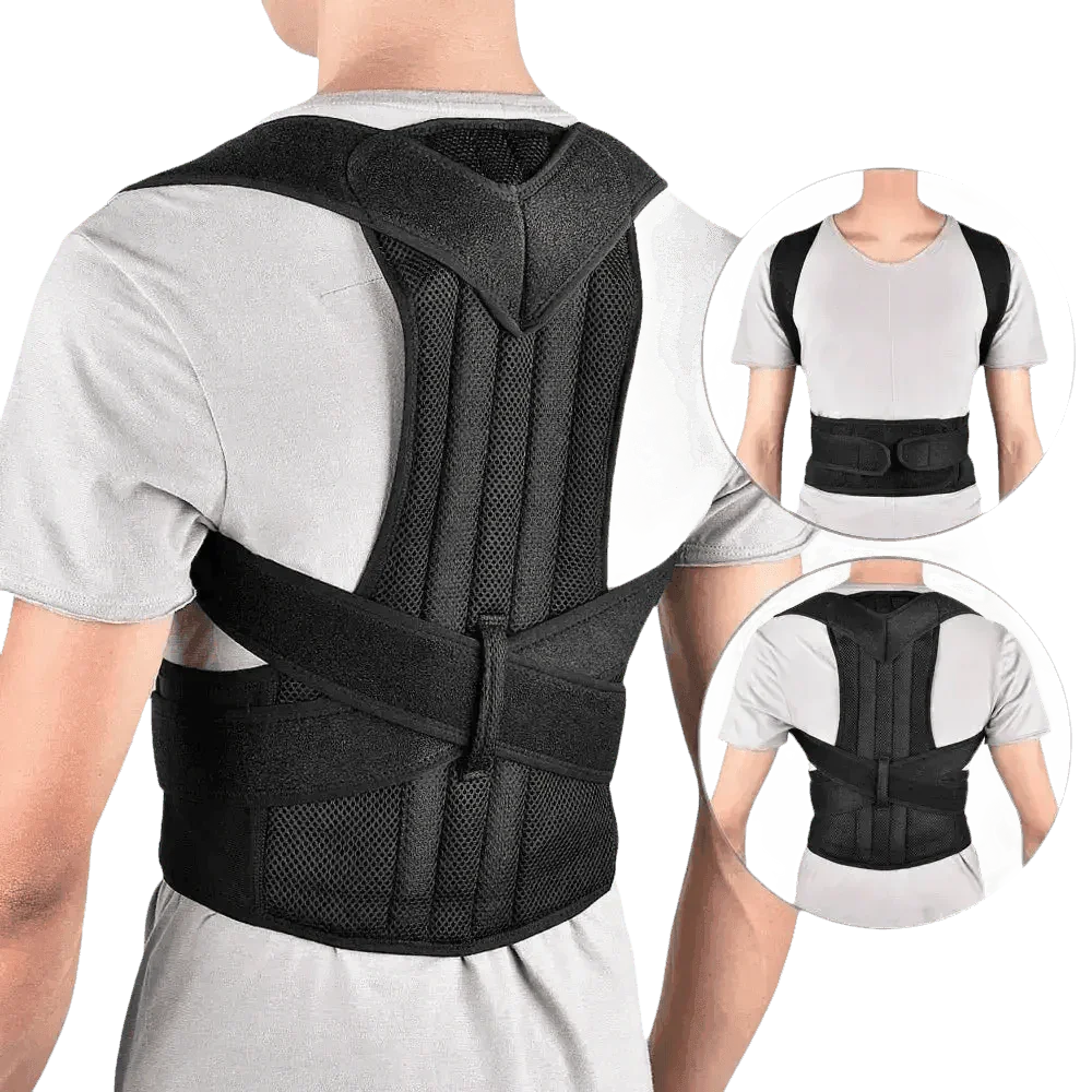 Black Posture Corrector Belt - GiFTiFY