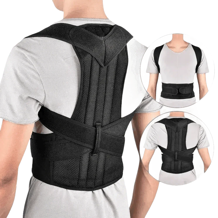 Black Posture Corrector Belt - GiFTiFY