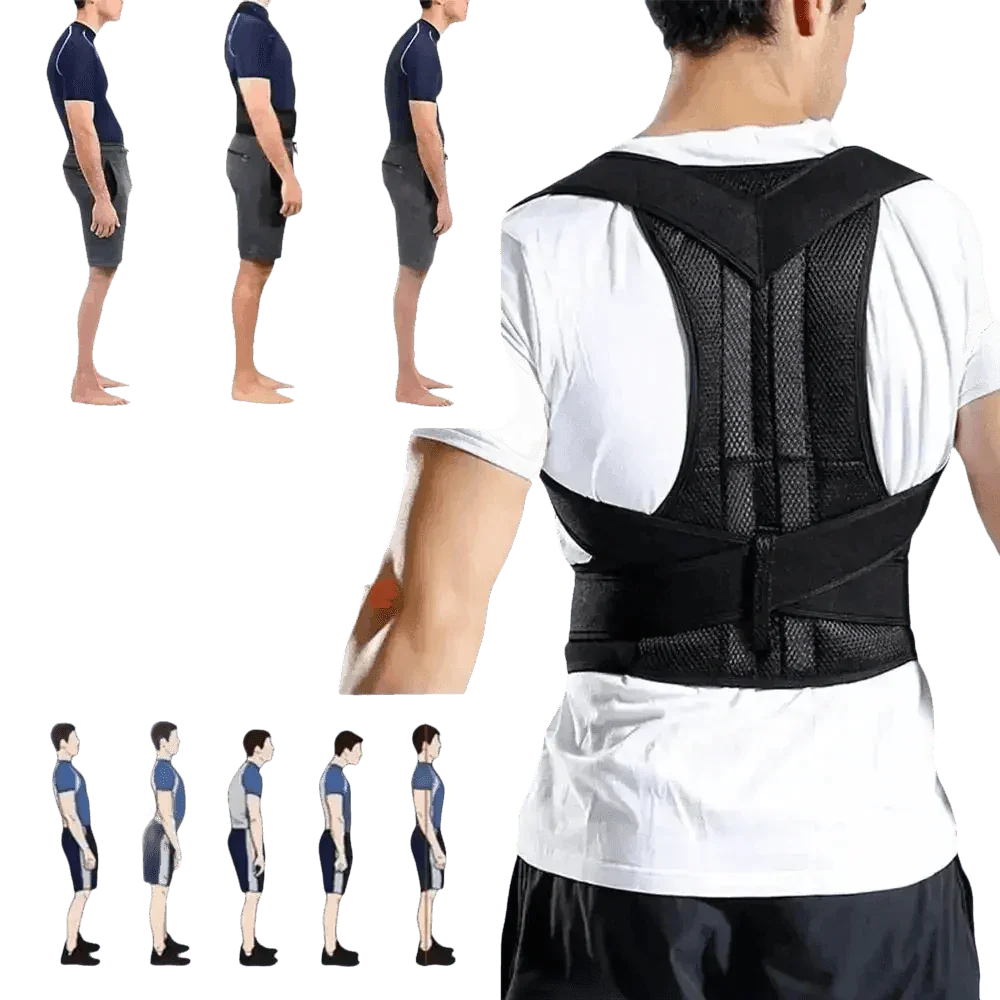 Black Posture Corrector Belt - GiFTiFY