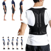 Black Posture Corrector Belt - GiFTiFY