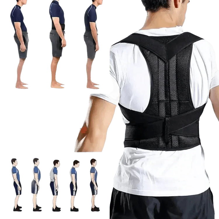 Black Posture Corrector Belt - GiFTiFY