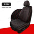 Black Quilted Leather Car Seat Covers - GiFTiFY