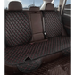 Black Quilted Leather Car Seat Covers - GiFTiFY
