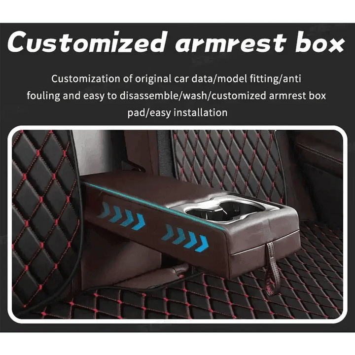 Black Quilted Leather Car Seat Covers - GiFTiFY