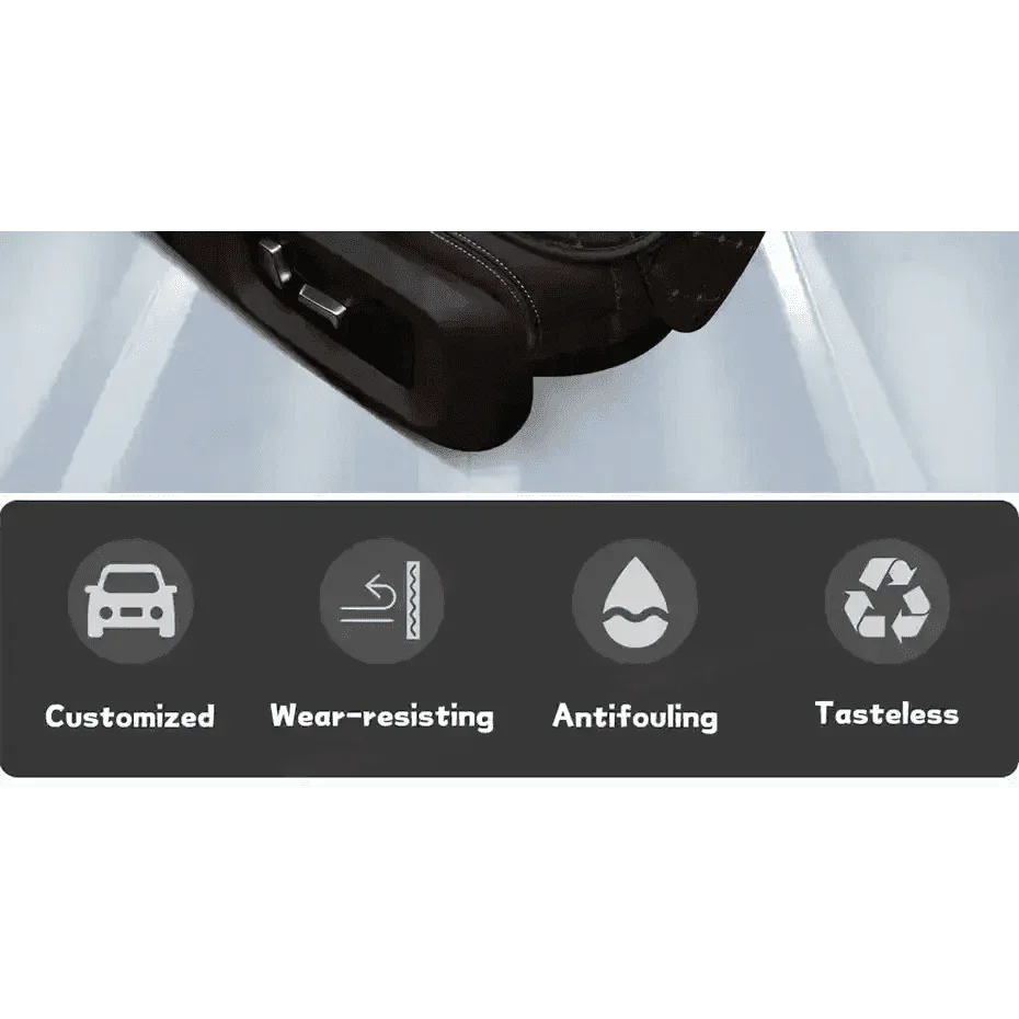 Black Quilted Leather Car Seat Covers - GiFTiFY