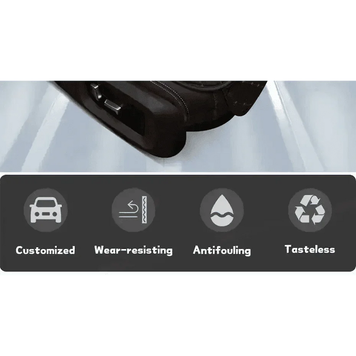 Black Quilted Leather Car Seat Covers - GiFTiFY