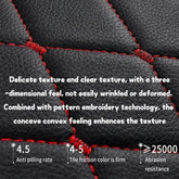 Black Quilted Leather Car Seat Covers - GiFTiFY