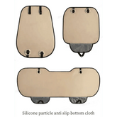 Black Quilted Leather Car Seat Covers - GiFTiFY