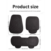 Black Quilted Leather Car Seat Covers - GiFTiFY