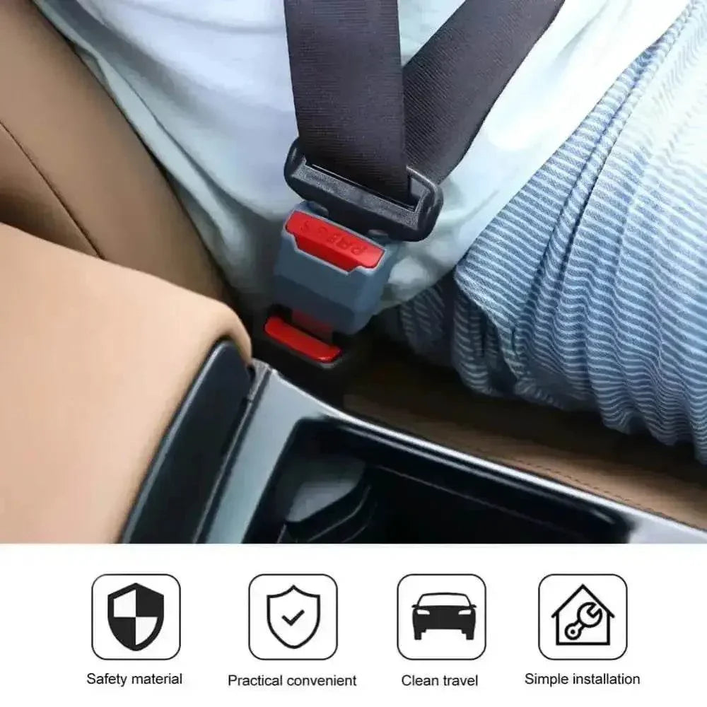 Black Red Car Seat Belt Extender Seat Belt Extender by QINGQUE