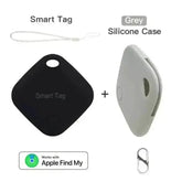 Black Square Bluetooth Long Distance Tracker - GiFTiFY