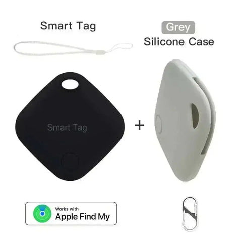 Black Square Bluetooth Long Distance Tracker - GiFiFY