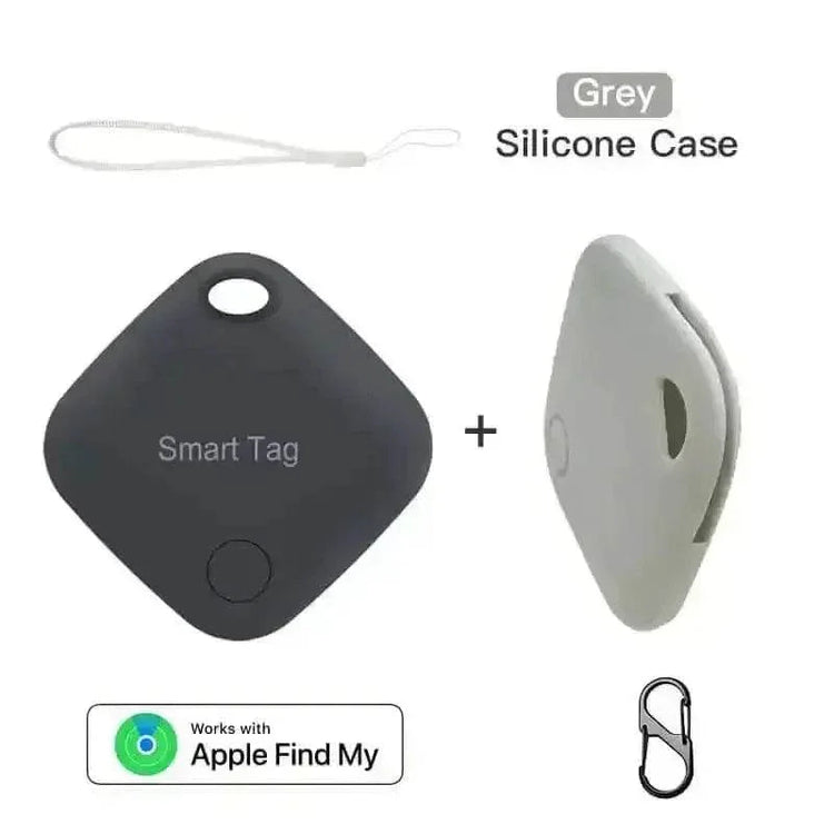 Black Square Bluetooth Long Distance Tracker - GiFTiFY