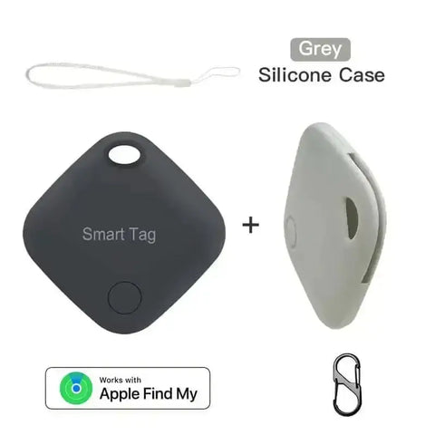 Black Square Bluetooth Long Distance Tracker - GiFiFY