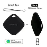 Black Square Bluetooth Long Distance Tracker - GiFTiFY