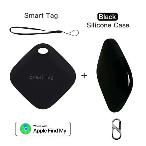Black Square Bluetooth Long Distance Tracker - GiFiFY