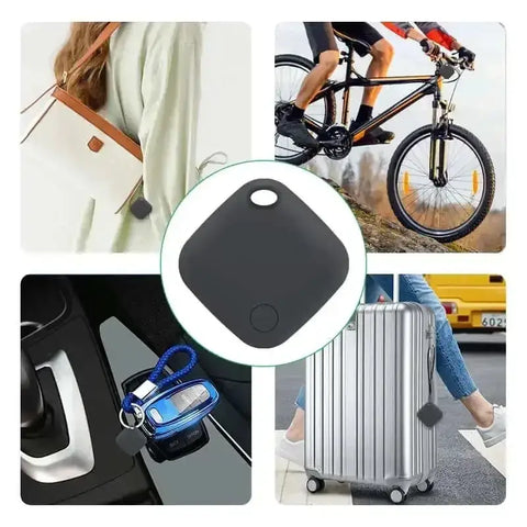 Black Square Bluetooth Long Distance Tracker - GiFiFY