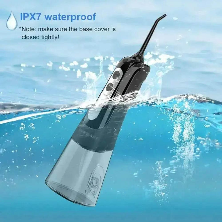 Black USB Rechargeable Dental Water Flosser - GiFTiFY