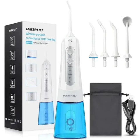 Black USB Rechargeable Dental Water Flosser - GiFiFY
