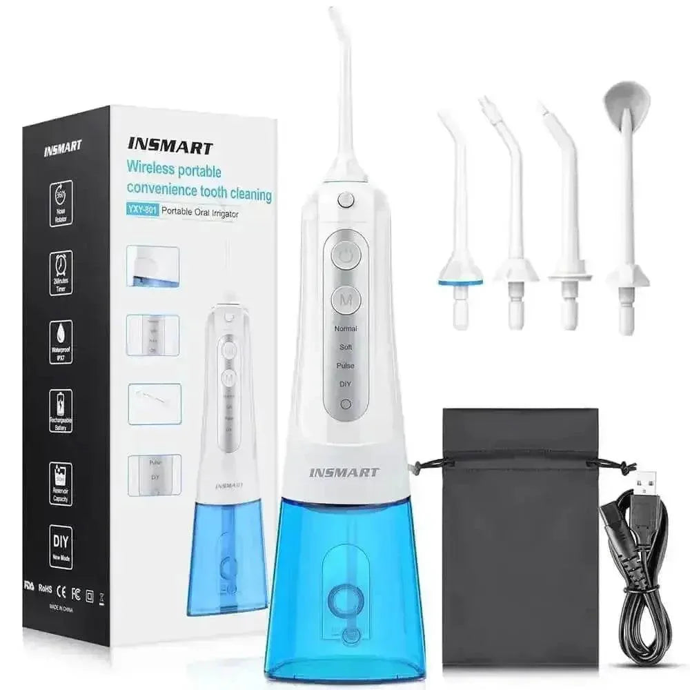 Black USB Rechargeable Dental Water Flosser - GiFTiFY
