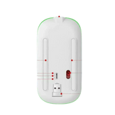 Black USB Rechargeable RGB LED Wireless Mouse - GiFTiFY