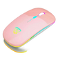 Black USB Rechargeable RGB LED Wireless Mouse - GiFTiFY