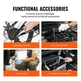 Black Vevor Mechanics Tool Chest Open Drawers - GiFTiFY