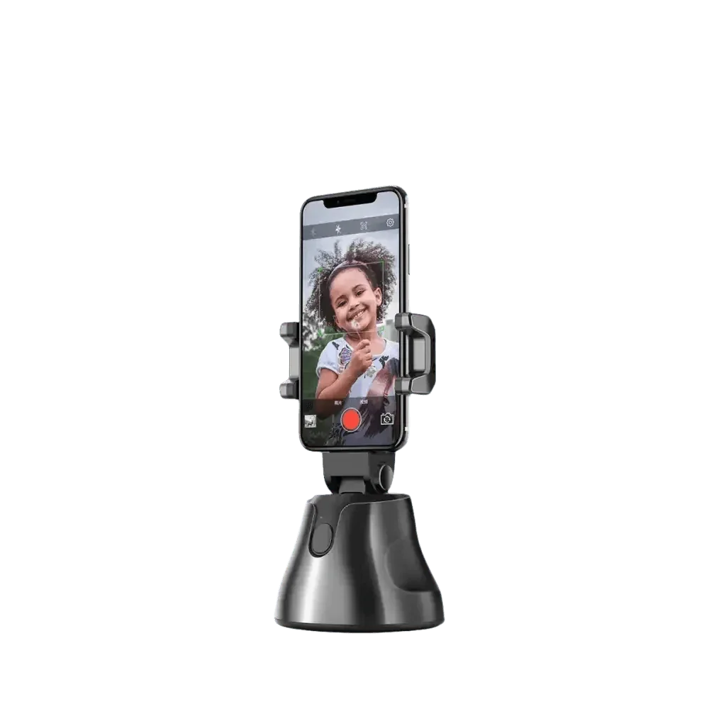 YTGEE Smart Object Face Tracking Phone Holder Black - GiFTiFY