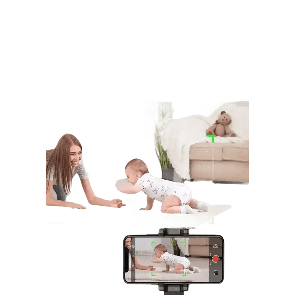 YTGEE Smart Object Face Tracking Phone Holder Black Face Tracking Phone Holder by ALIEX